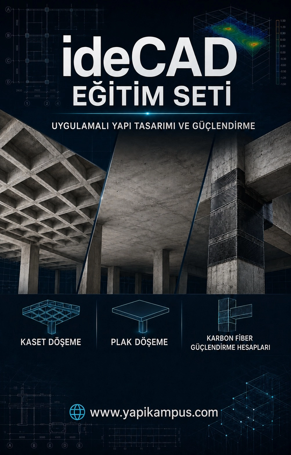İDECAD BETONARME EĞİTİM SETİ